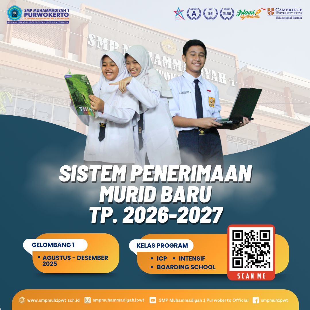 PPDB SMP MUHAMMADIYAH 1 PURWOKERTO